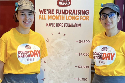COBS Bread in Burnaby Fundraising for Maple Hope Foundation
