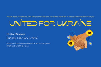 "United for Ukraine" at MHF's Fundraising Gala Dinner