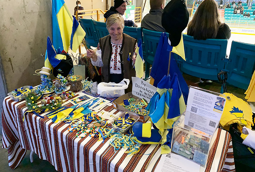 White Rock Whalers raise over $3500 for Ukraine