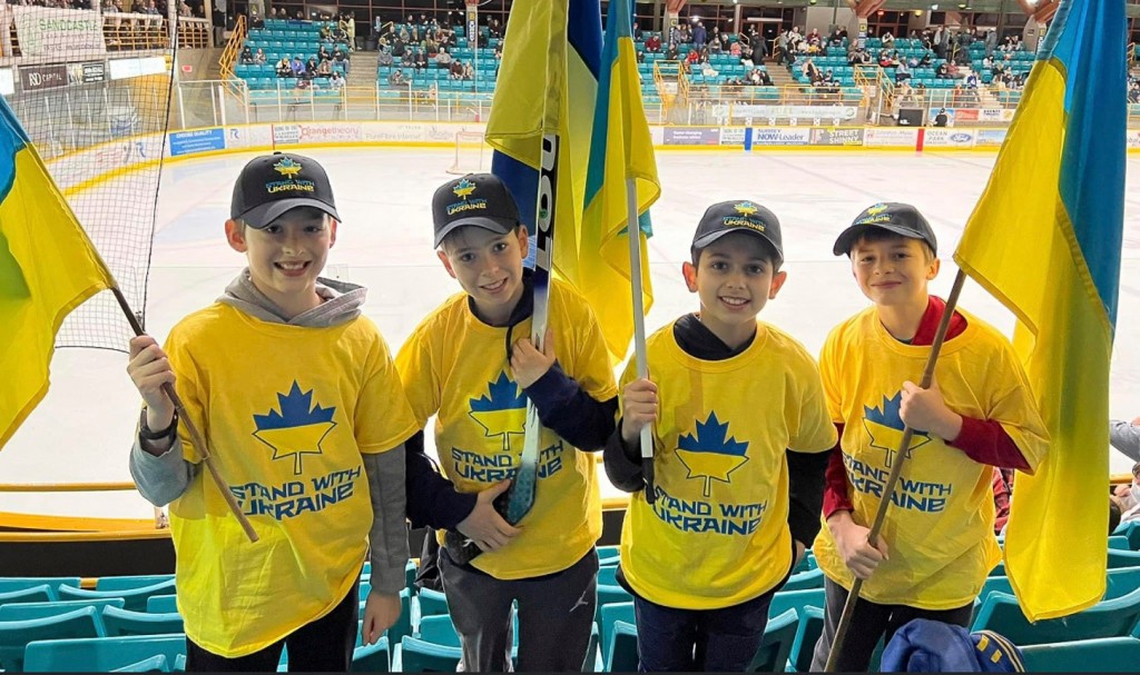 White Rock Whalers raise over $3500 for Ukraine