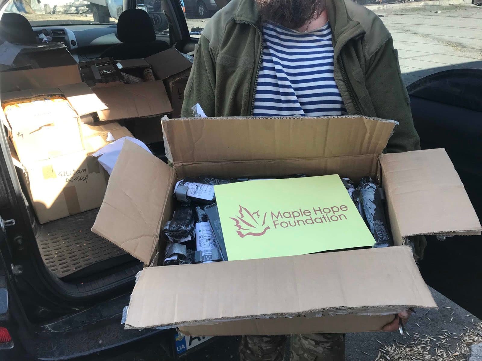 Tourniquets shipped to Ukraine