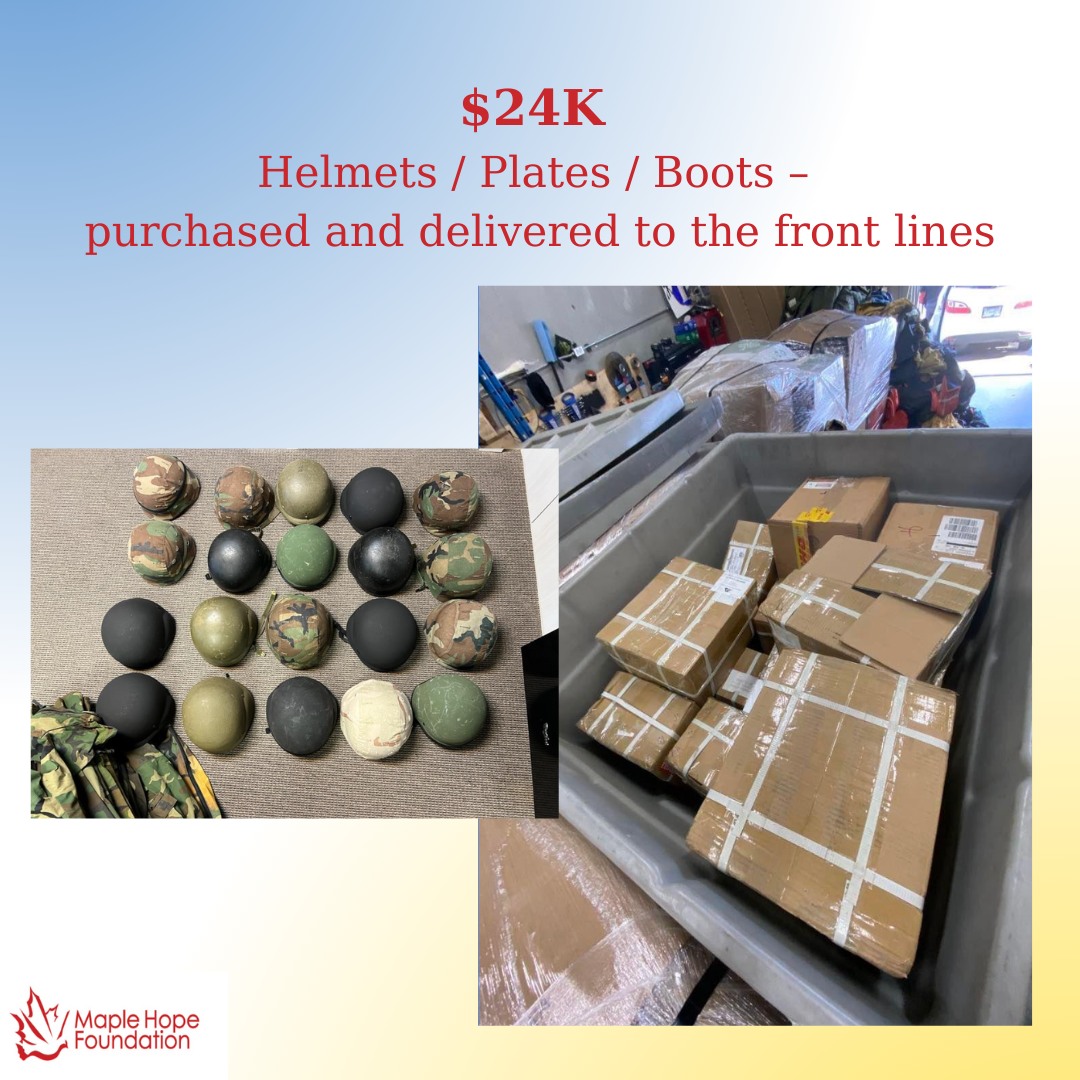 Safety supplies delivered to Ukraine