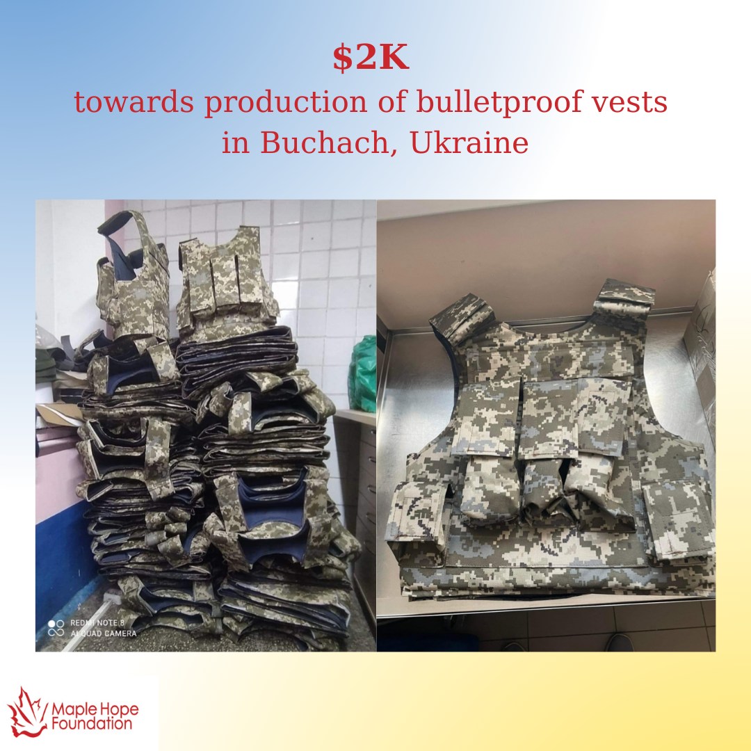 Safety supplies delivered to Ukraine