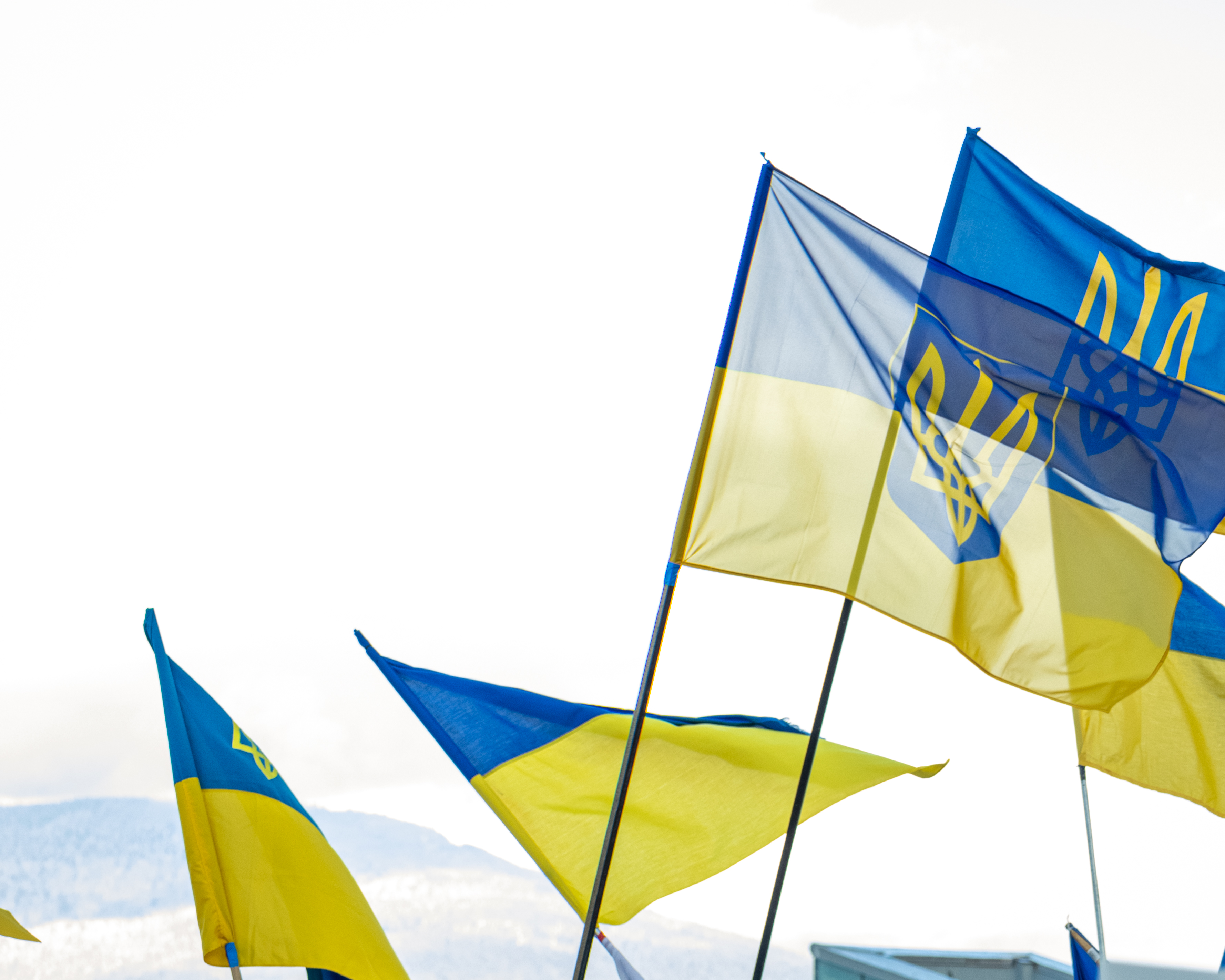 Rally in Vancouver on February 26th 2023 to support Ukraine