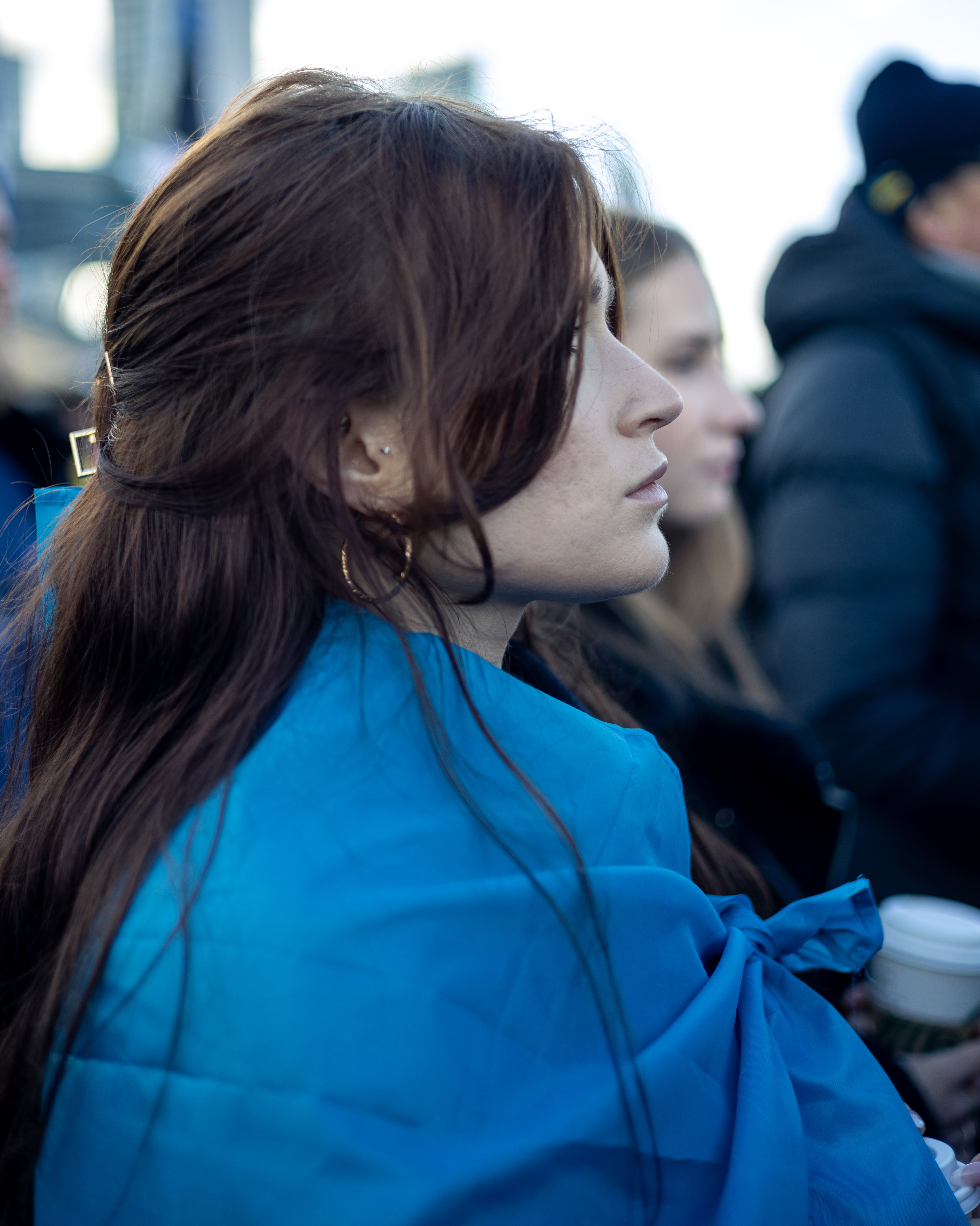 Rally in Vancouver on February 26th 2023 to support Ukraine