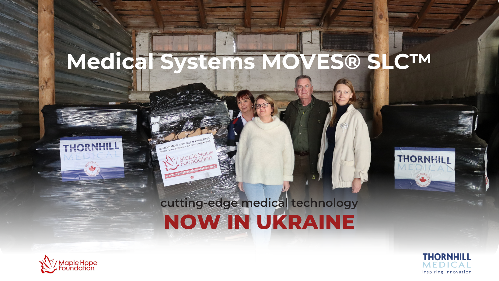 Delivery of 30 MOVES® SLC™ Life-Support Systems to Ukraine