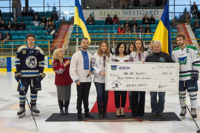 White Rock Whalers raise over $3500 for Ukraine