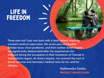The Hulherenko Family: From Occupied Tokmak to Safety
