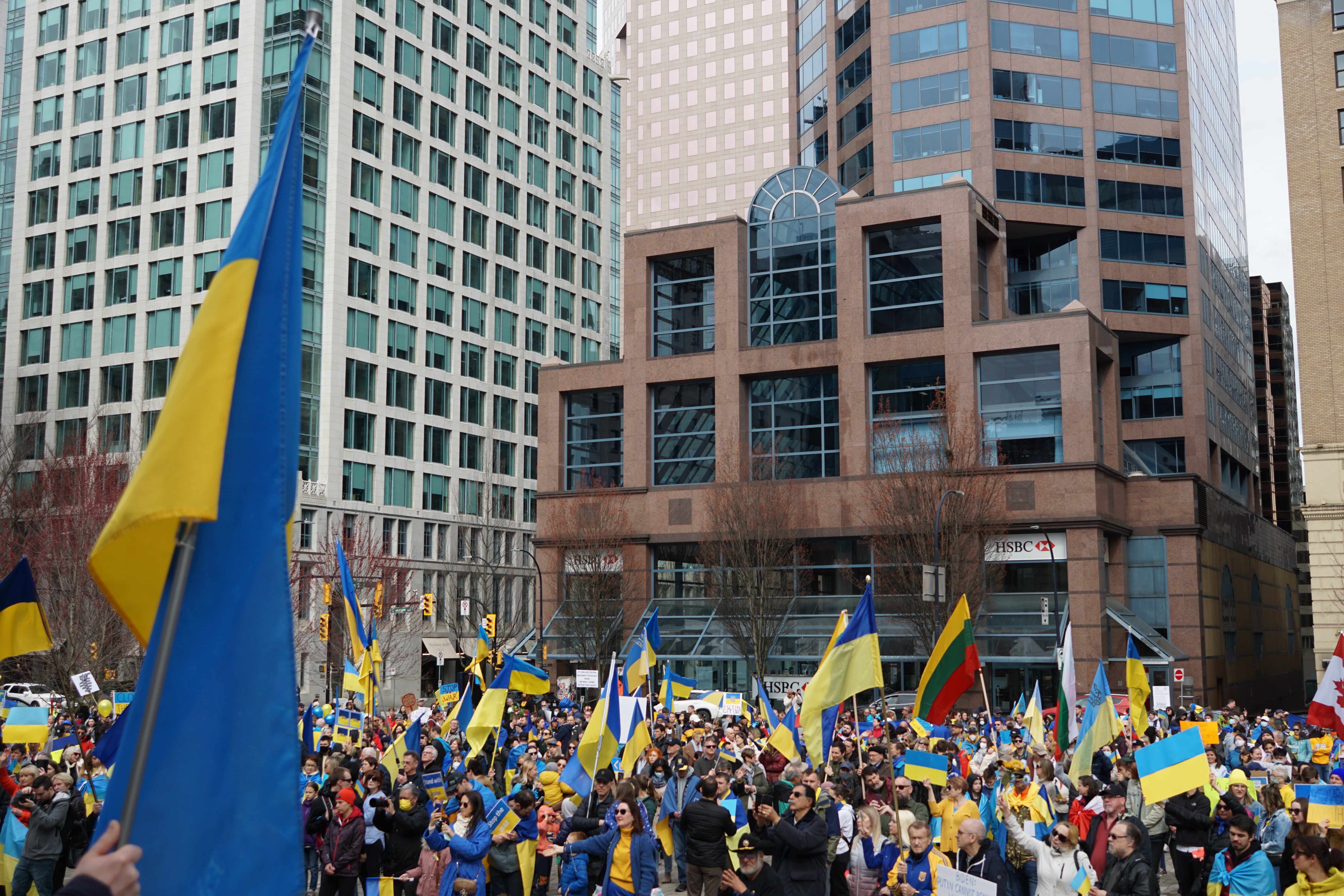 Another rally in downtown Vancouver