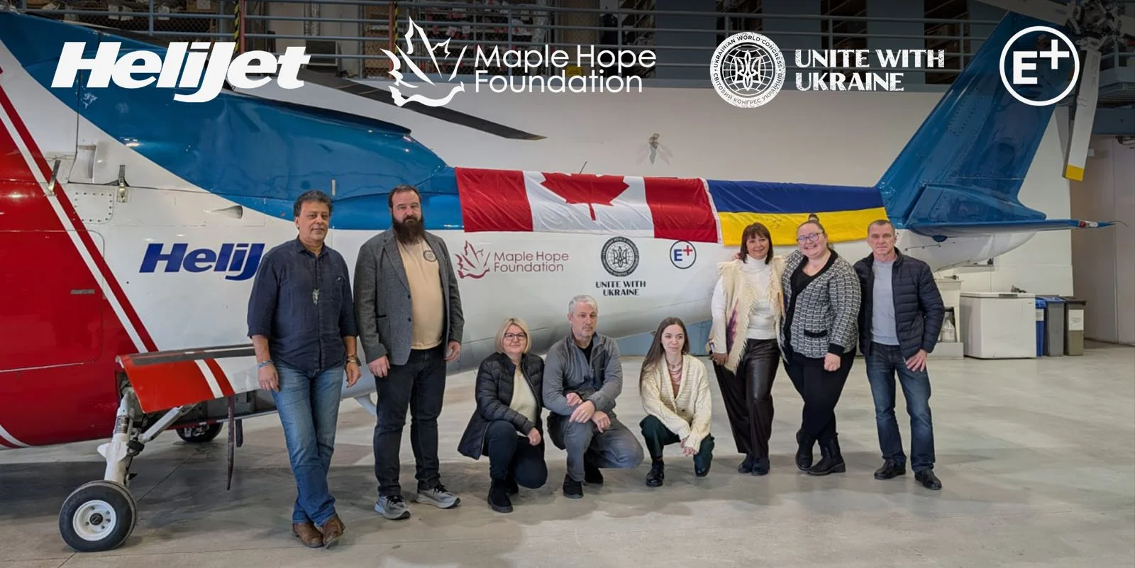Donation of Medevac Helicopter from Helijet International 