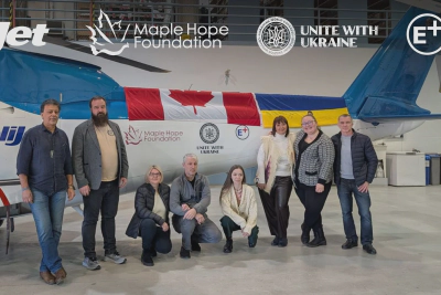 Donation of Medevac Helicopter from Helijet International 
